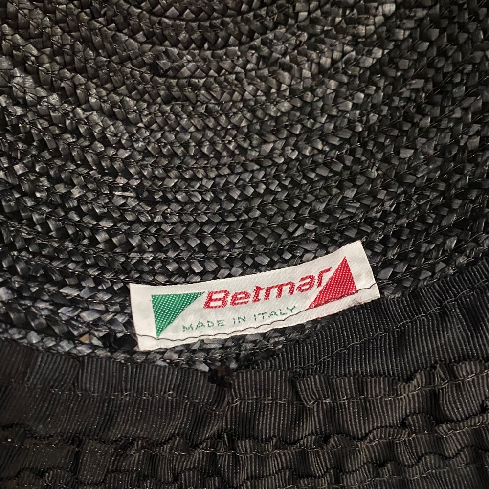 Saved for @liri7!!!! Betmar BNWT Black and White Polka Dot straw hat - Picture 5 of 6